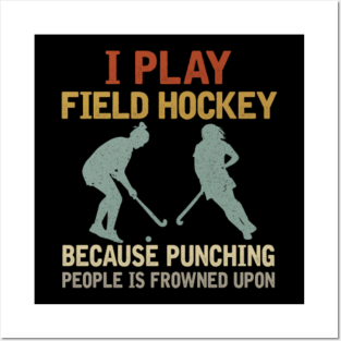 Field Hockey Wall Art - FIELD HOCKEY PUNCHING by kennedy693